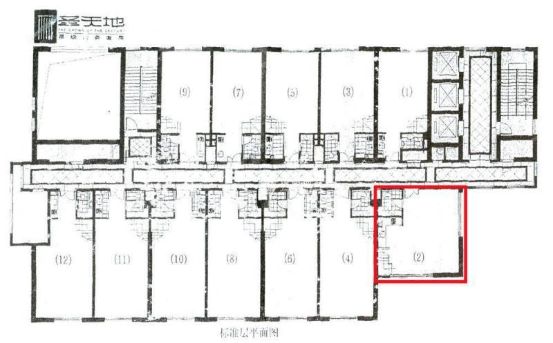 长寿路圣天地商务楼73平米写字楼出租