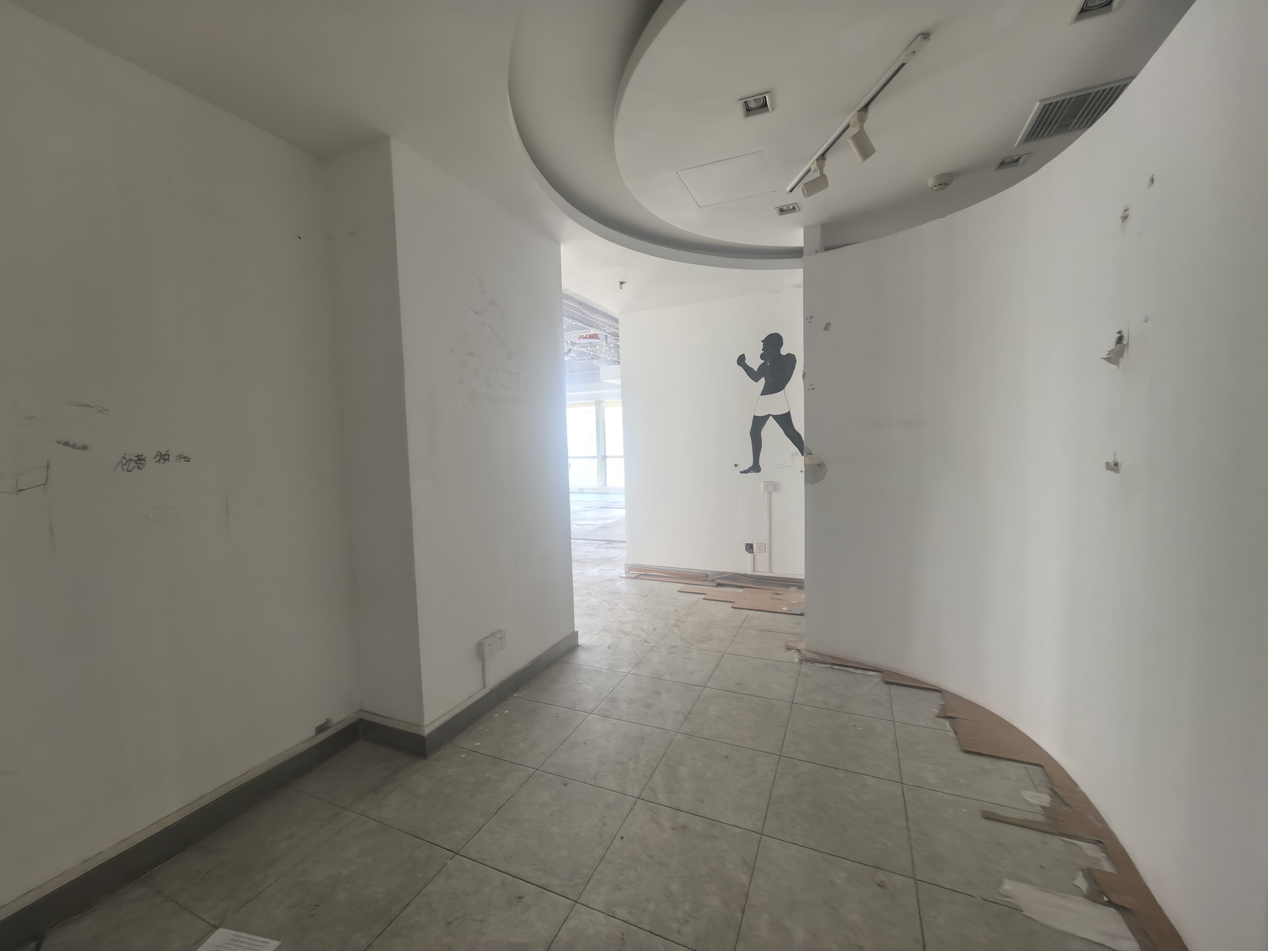 长寿路财富时代大厦166平米写字楼出租