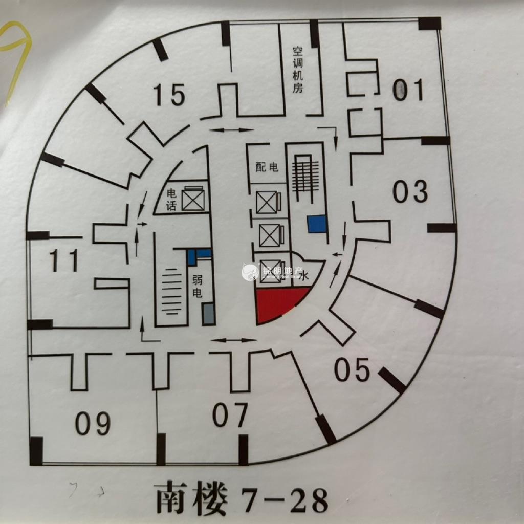 四川北路福德广场60平米写字楼出租