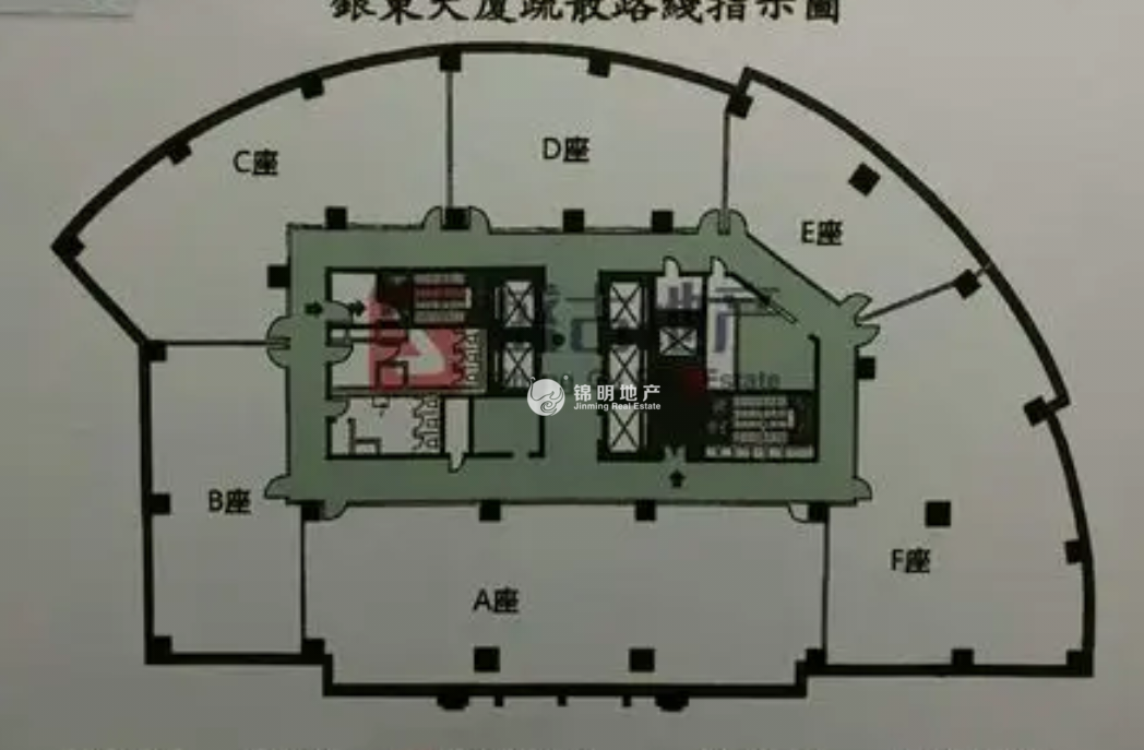 金桥银东大厦184平米写字楼出租