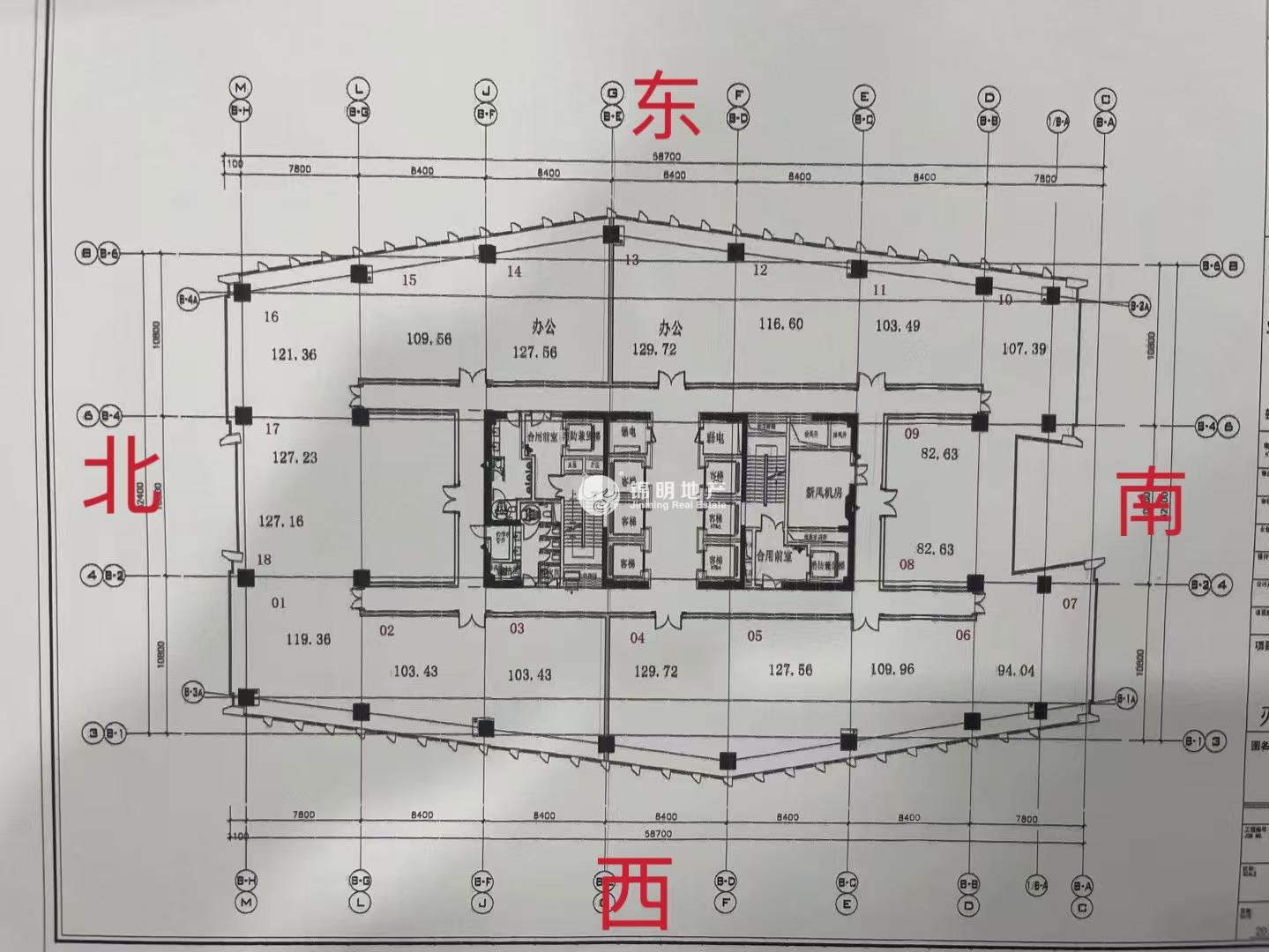龙华绿地汇中心2000平米写字楼出租
