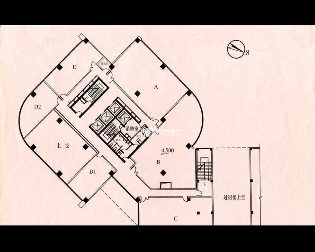 打浦桥海丽大厦256平米写字楼出租