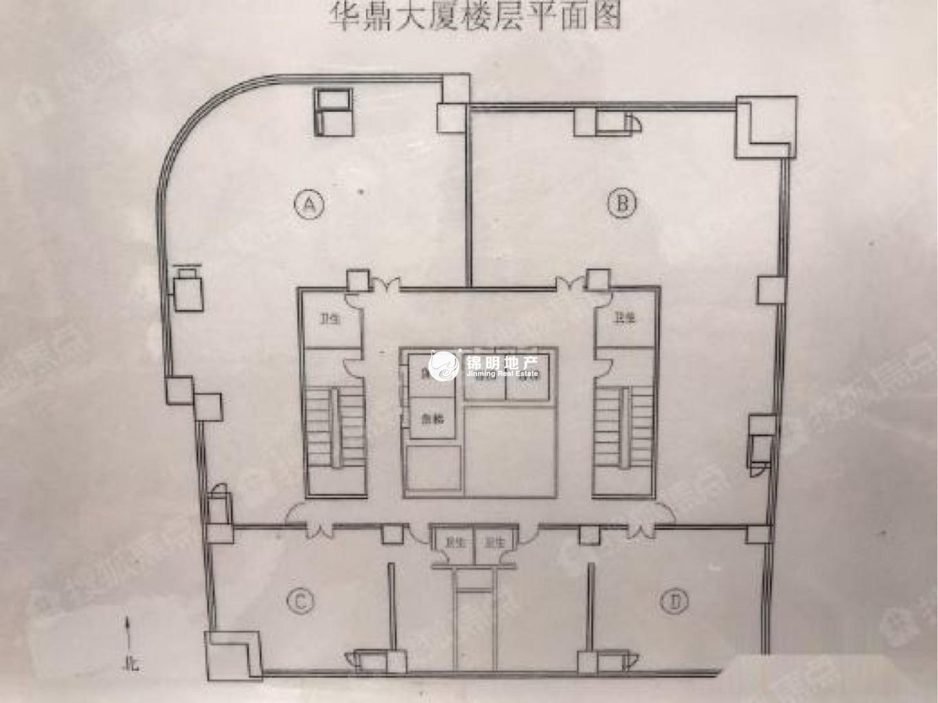 万体馆华鼎大厦161平米写字楼出租