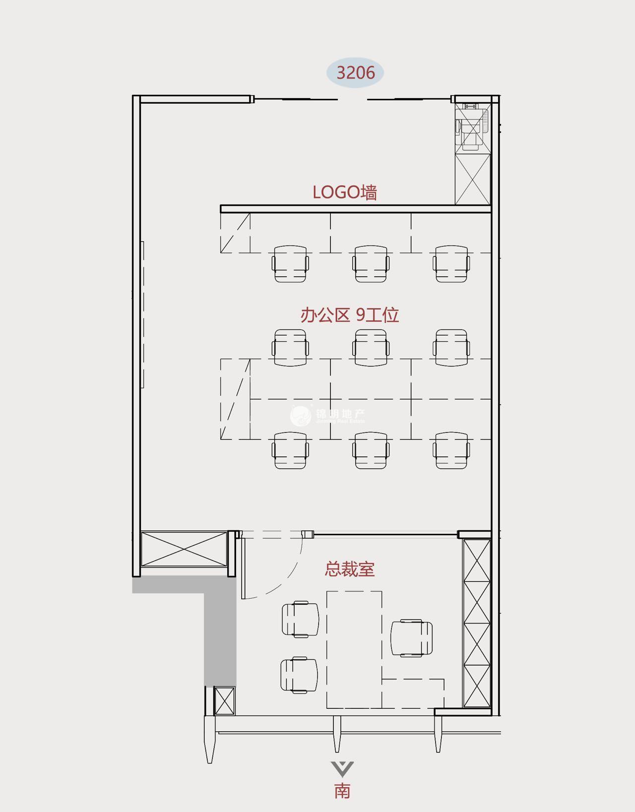 曹楊長城大廈96平米寫字樓出租