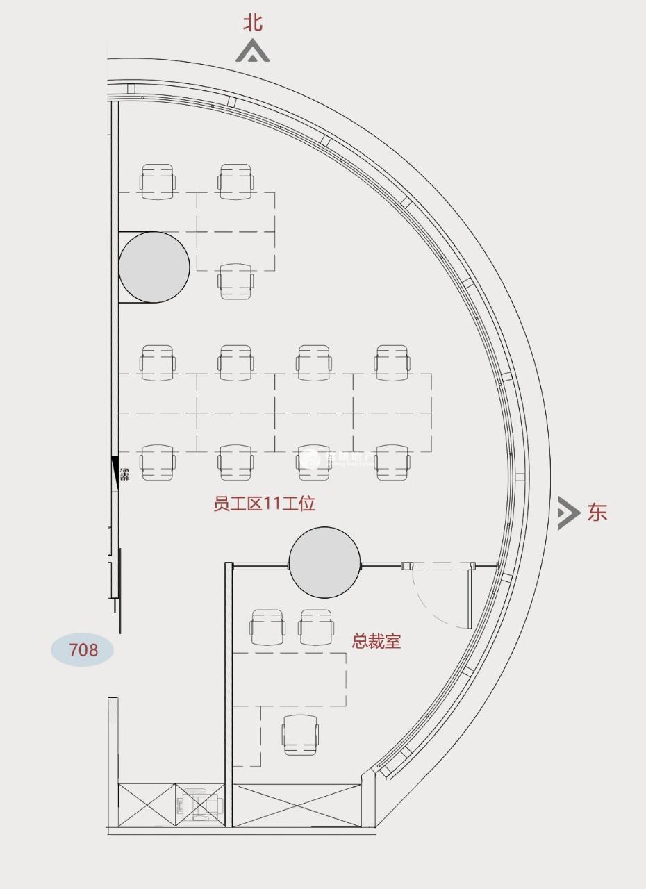 長(zhǎng)壽路中港匯大廈102平米寫字樓出租