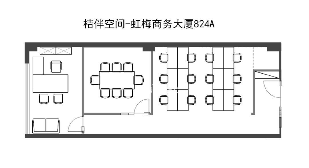 梅陇虹梅商务大厦200平米写字楼出租