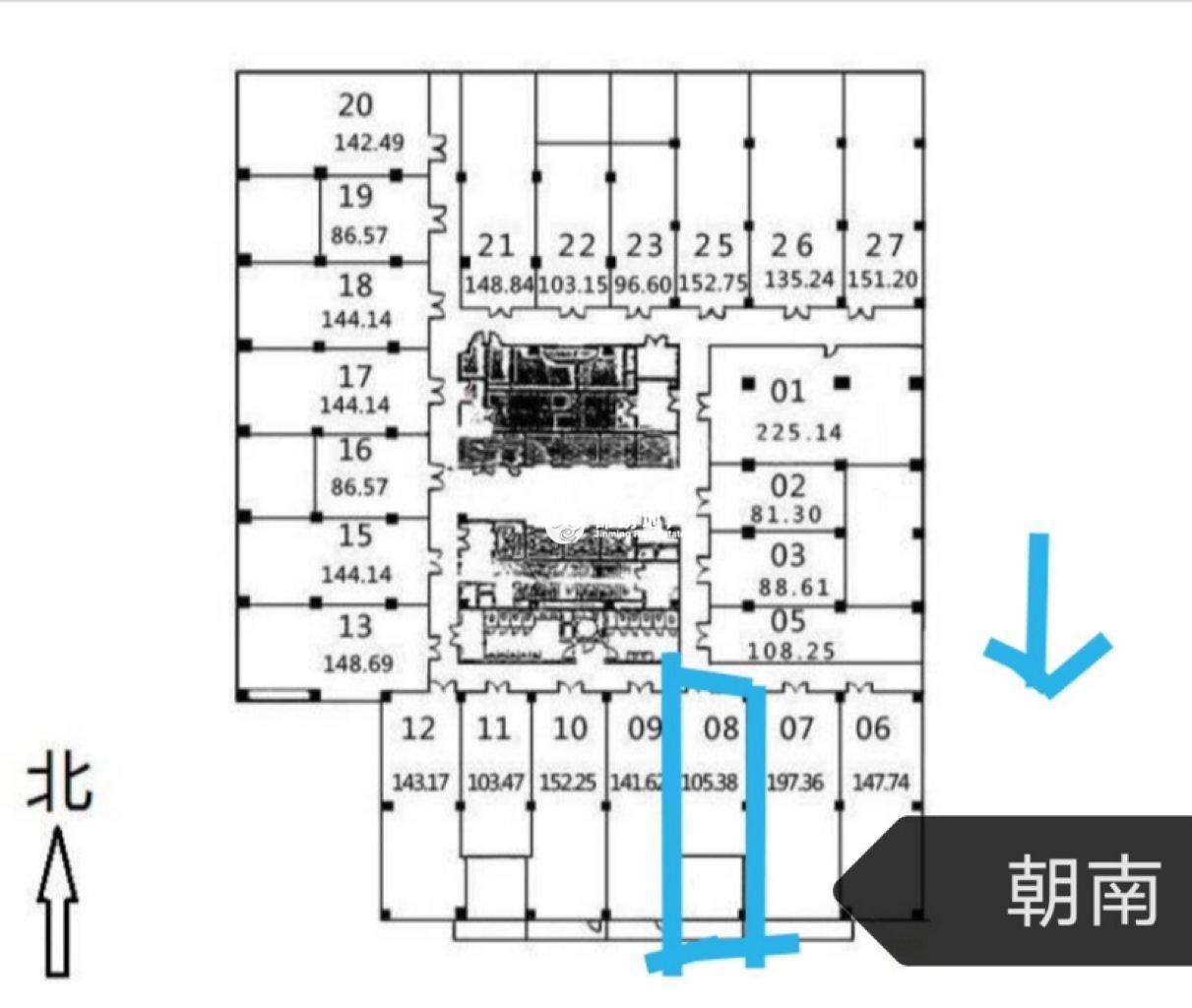 江宁路静安创展中心105平米写字楼出租