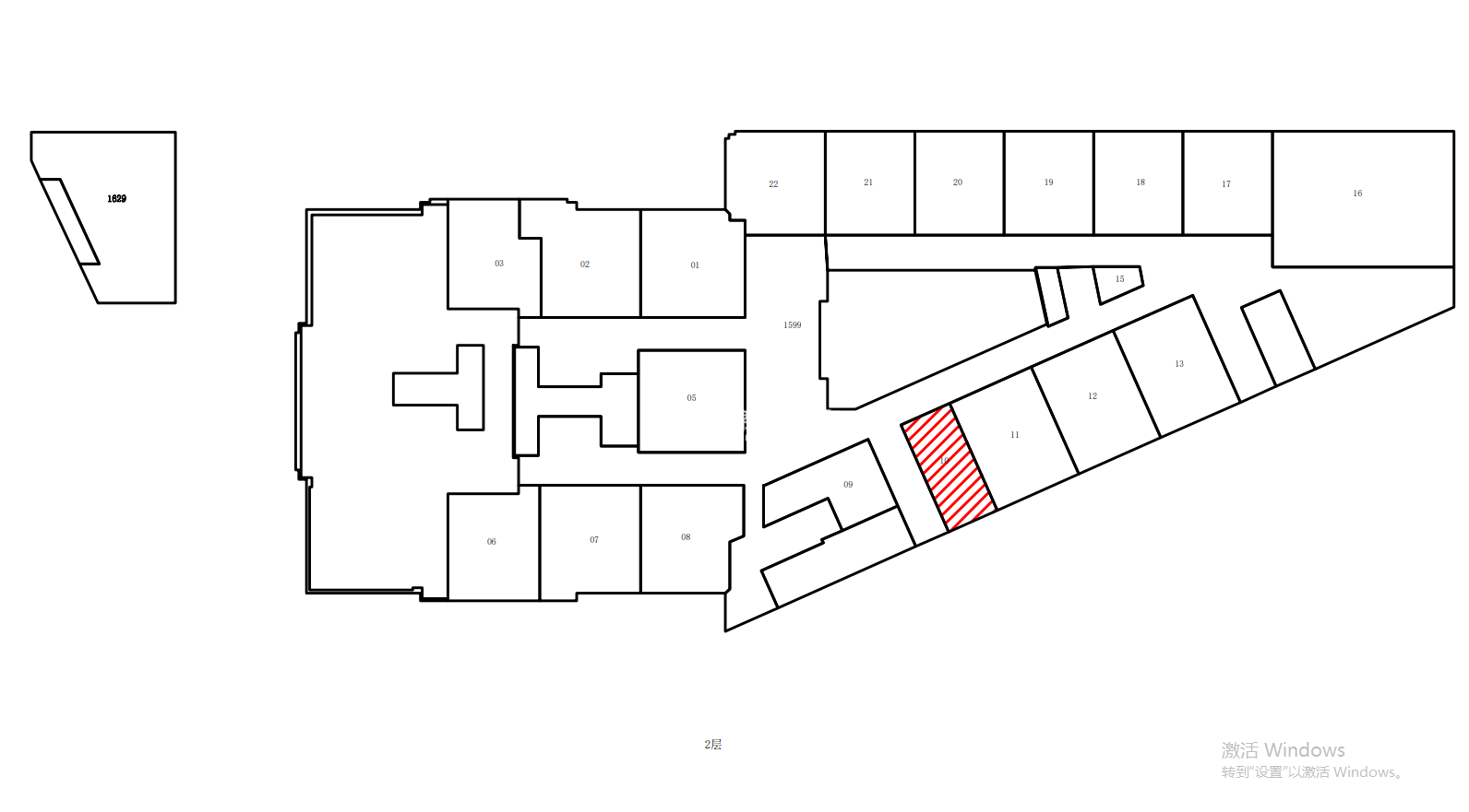 临平路骏丰国际财富广场91平米写字楼出租