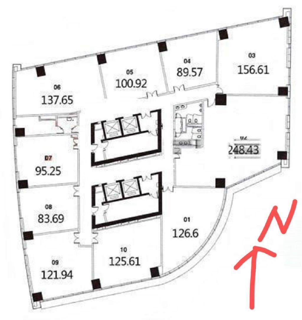 静安寺静安中华大厦245平米写字楼出租