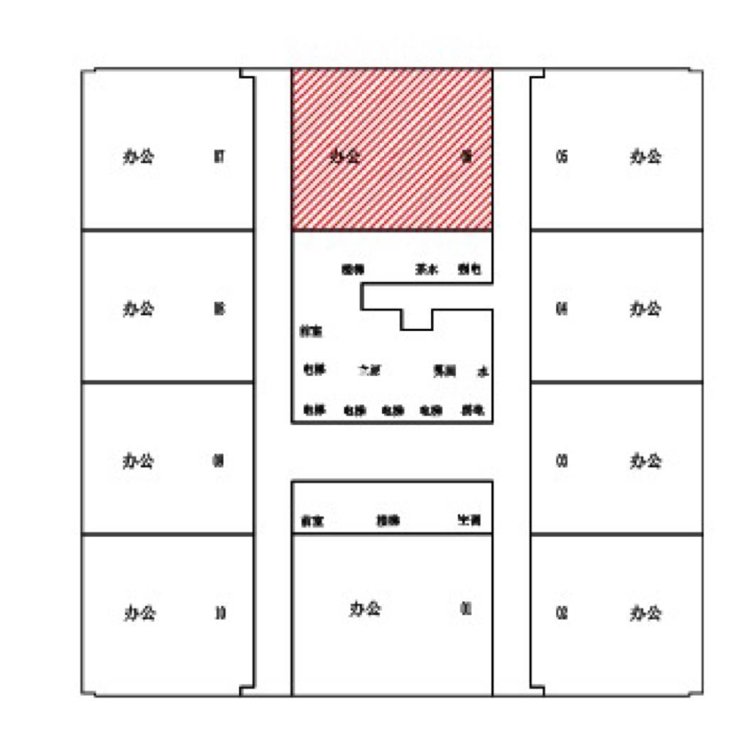 五角场五角丰达商务广场177平米写字楼出租