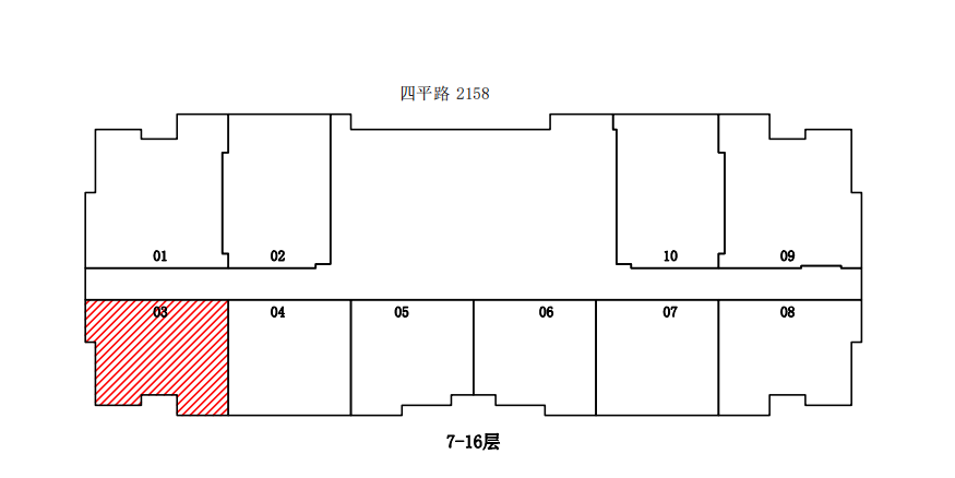 五角场富庆国定大厦85平米写字楼出租