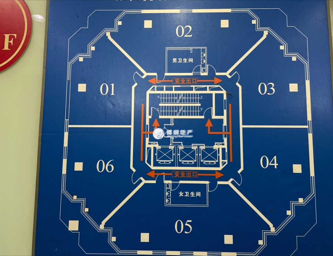 长寿路飞雕商务大厦102平米写字楼出租