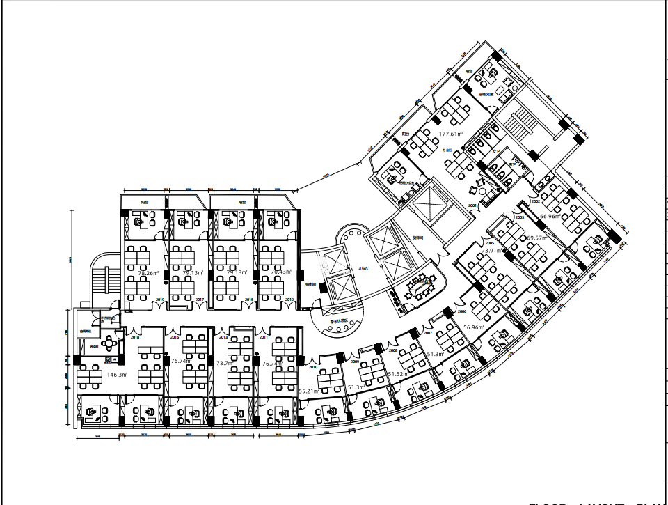 徐家汇坤阳国际商务广场177平米写字楼出租