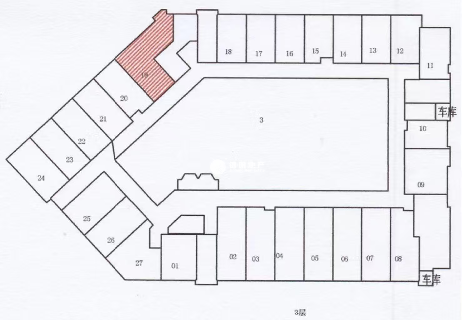 曲阳复城国际48平米写字楼出租