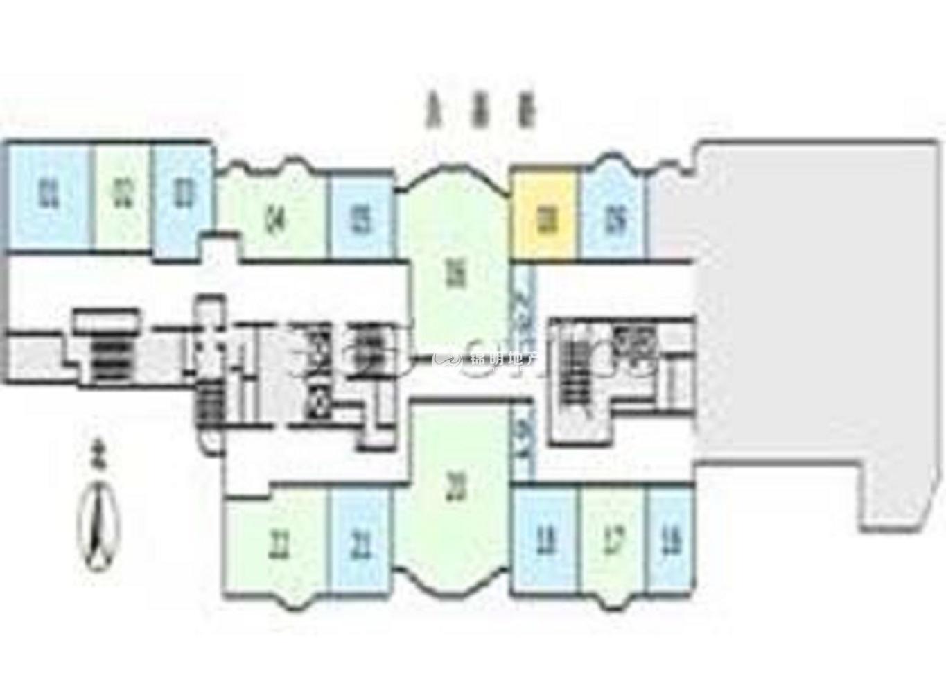 淮海中路茂名大厦230平米写字楼出租