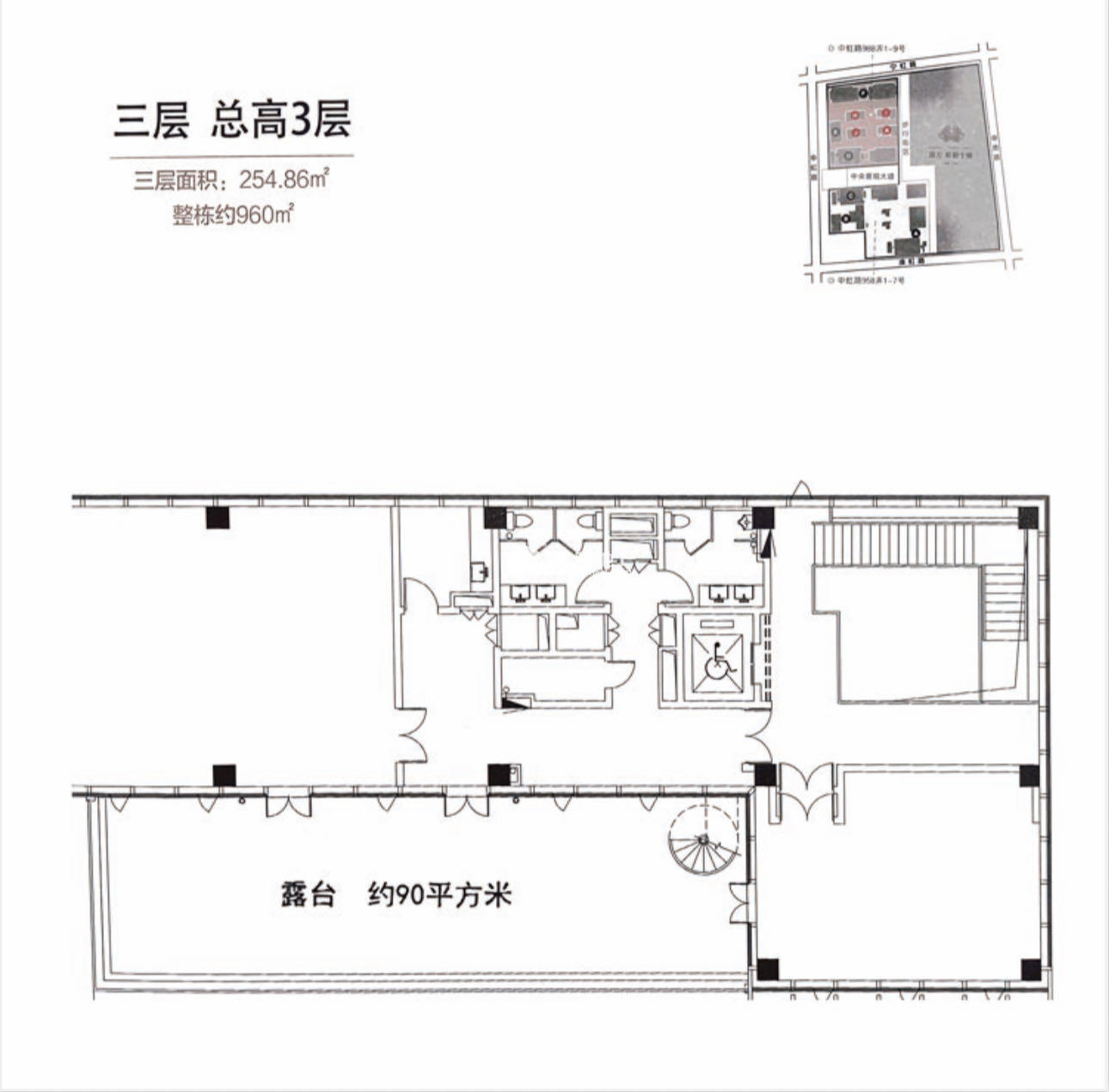 华漕虹桥富力中心954平米写字楼出租