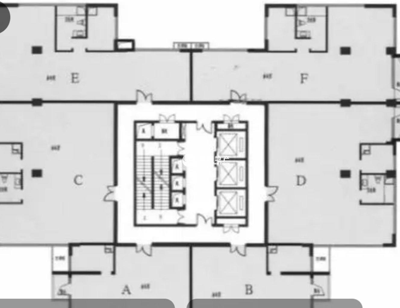 长寿路悦达国际大厦95平米写字楼出租
