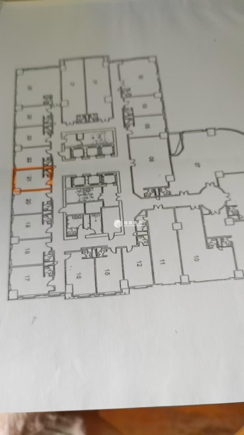 长寿路财富时代大厦166平米写字楼出租