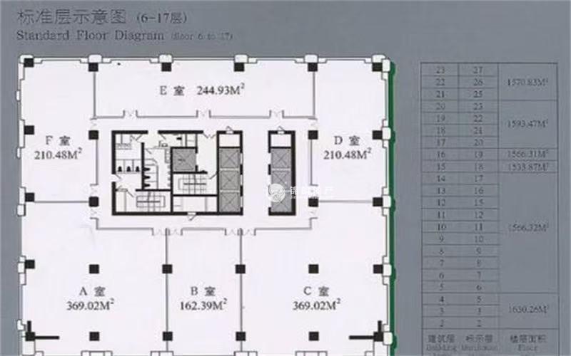 虹桥盛高国际大厦210平米写字楼出租