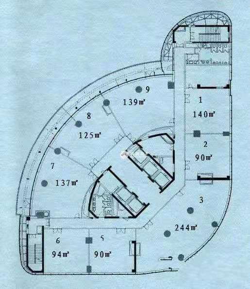 四川北路海泰国际大厦140平米写字楼出租