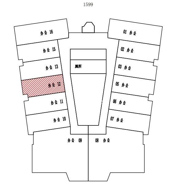 五角场新纪元国际广场80平米写字楼出租