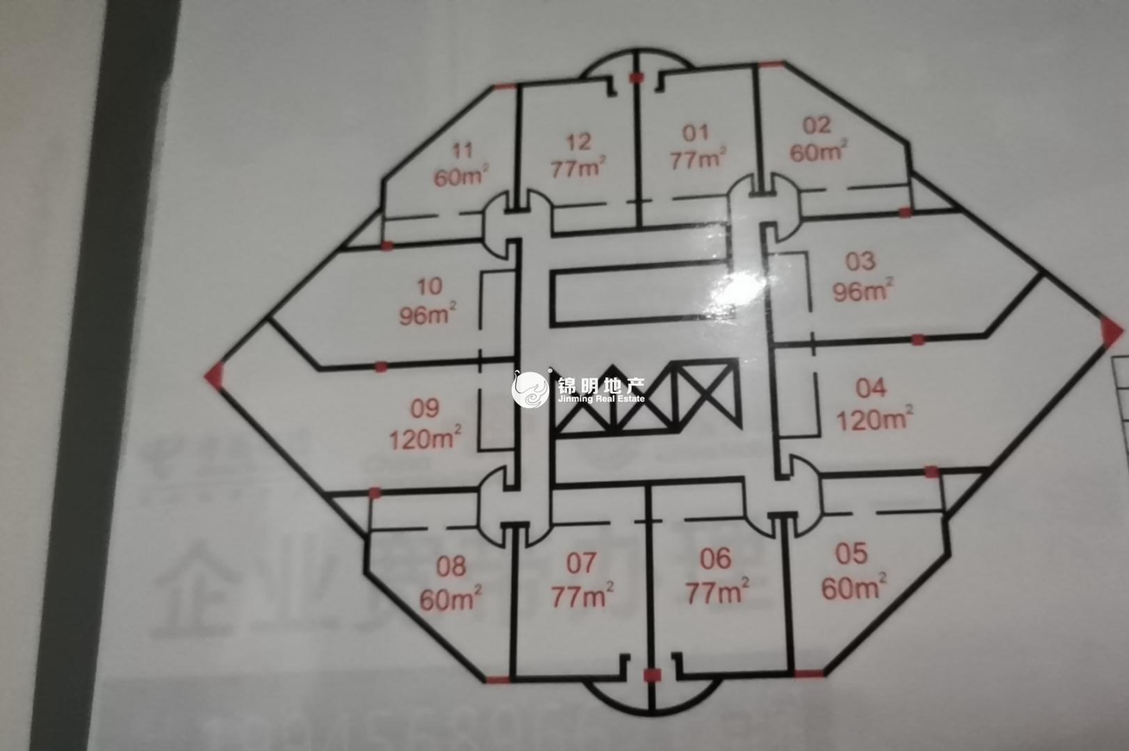 曹杨绿洲广场120平米写字楼出租