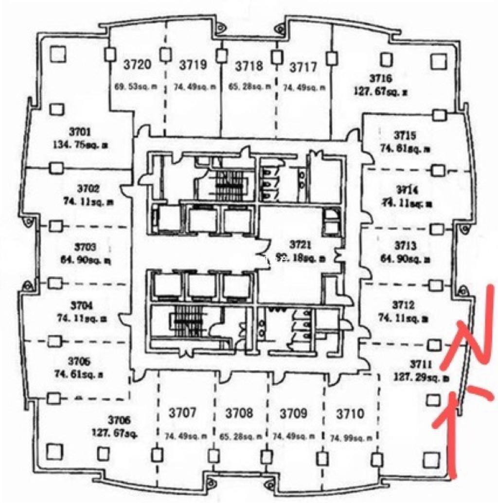 南京西路仲益大厦148平米写字楼出租