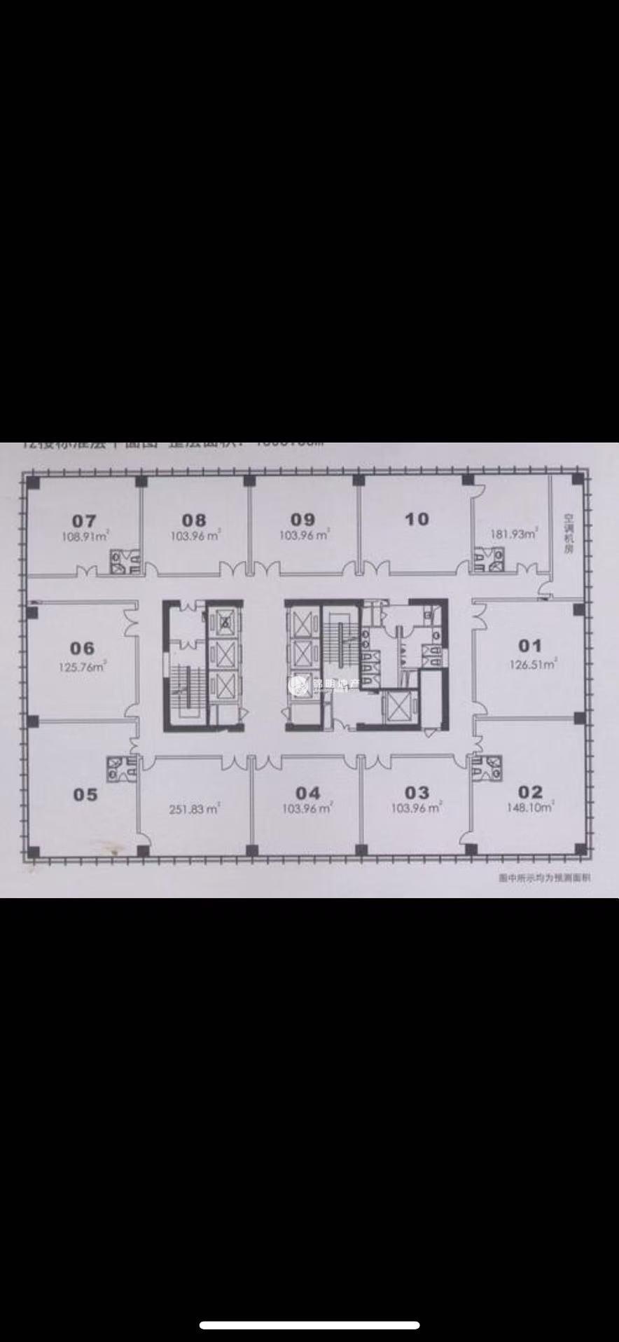 周家嘴路北美广场126平米写字楼出租