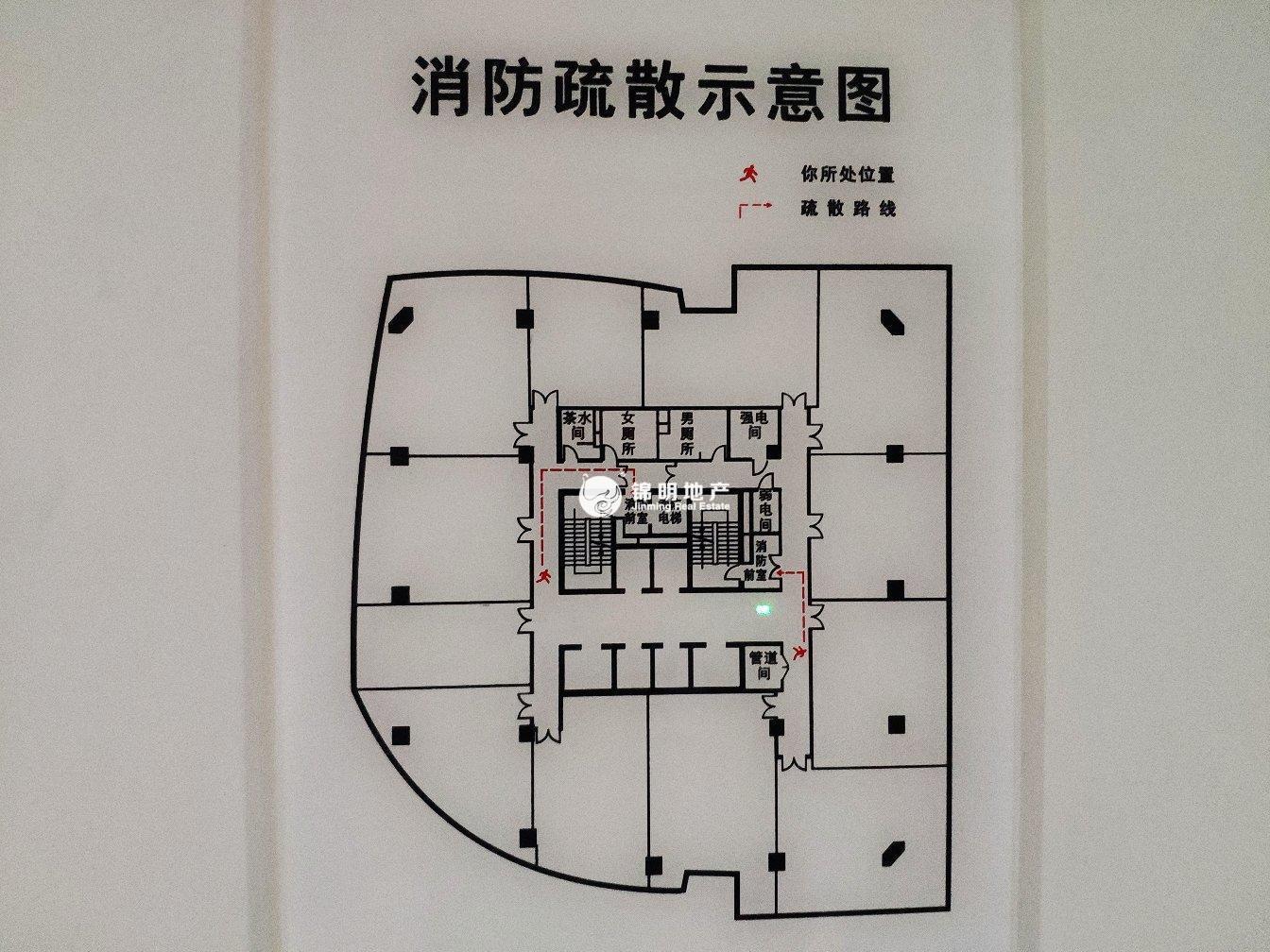 中山公园绿地商务大厦122平米写字楼出租