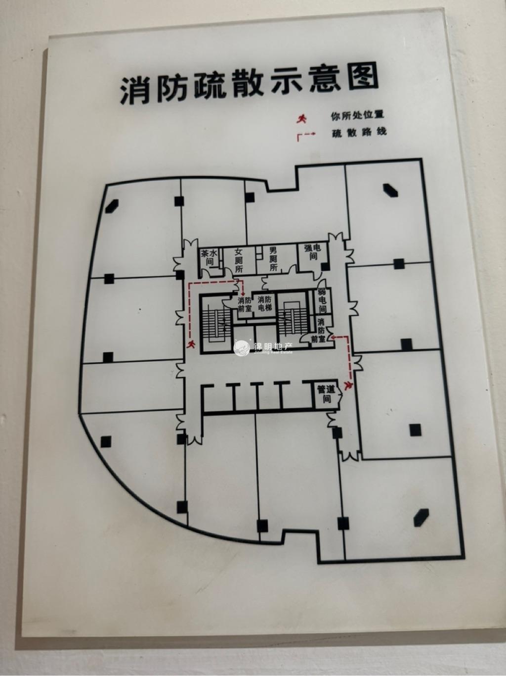 中山公园绿地商务大厦122平米写字楼出租