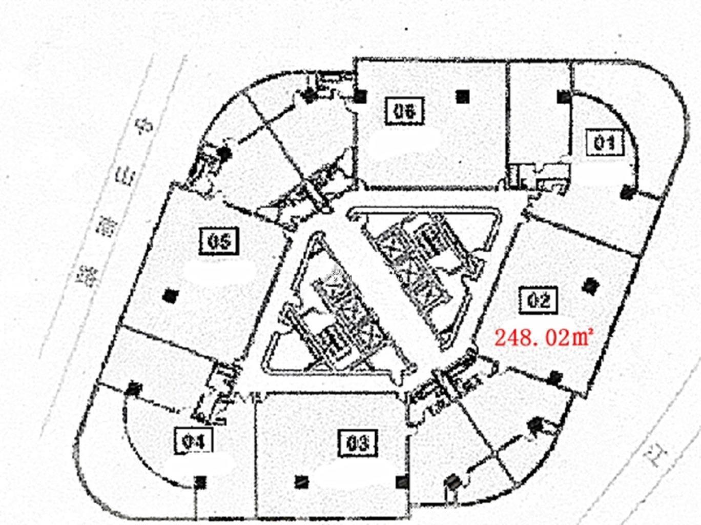黄浦滨江谷泰滨江大厦240平米写字楼出租