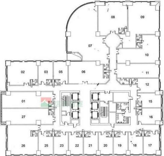 长寿路财富时代大厦247平米写字楼出售