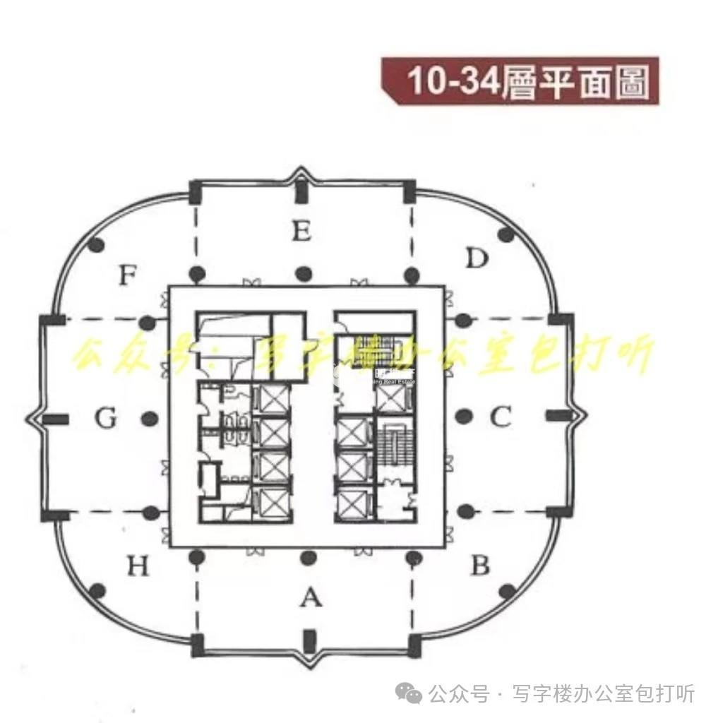 徐家汇上海实业大厦236平米写字楼出租
