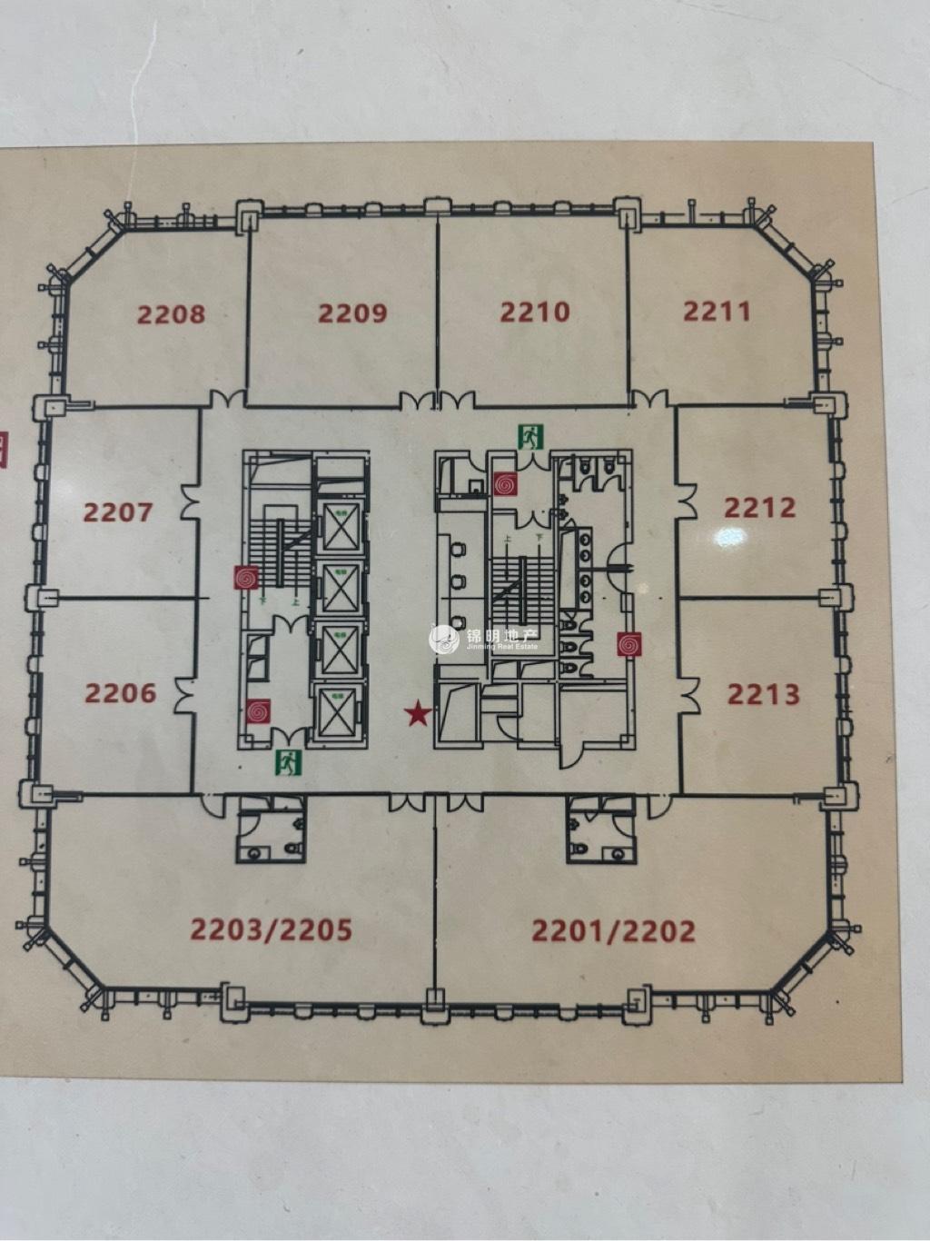 四川北路嘉杰国际广场220平米写字楼出租