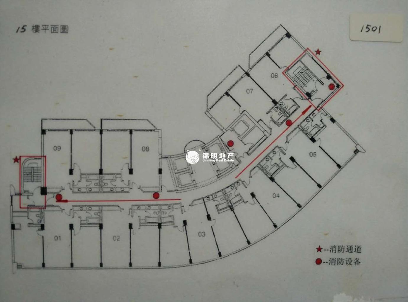 徐家汇坤阳国际商务广场145平米写字楼出租
