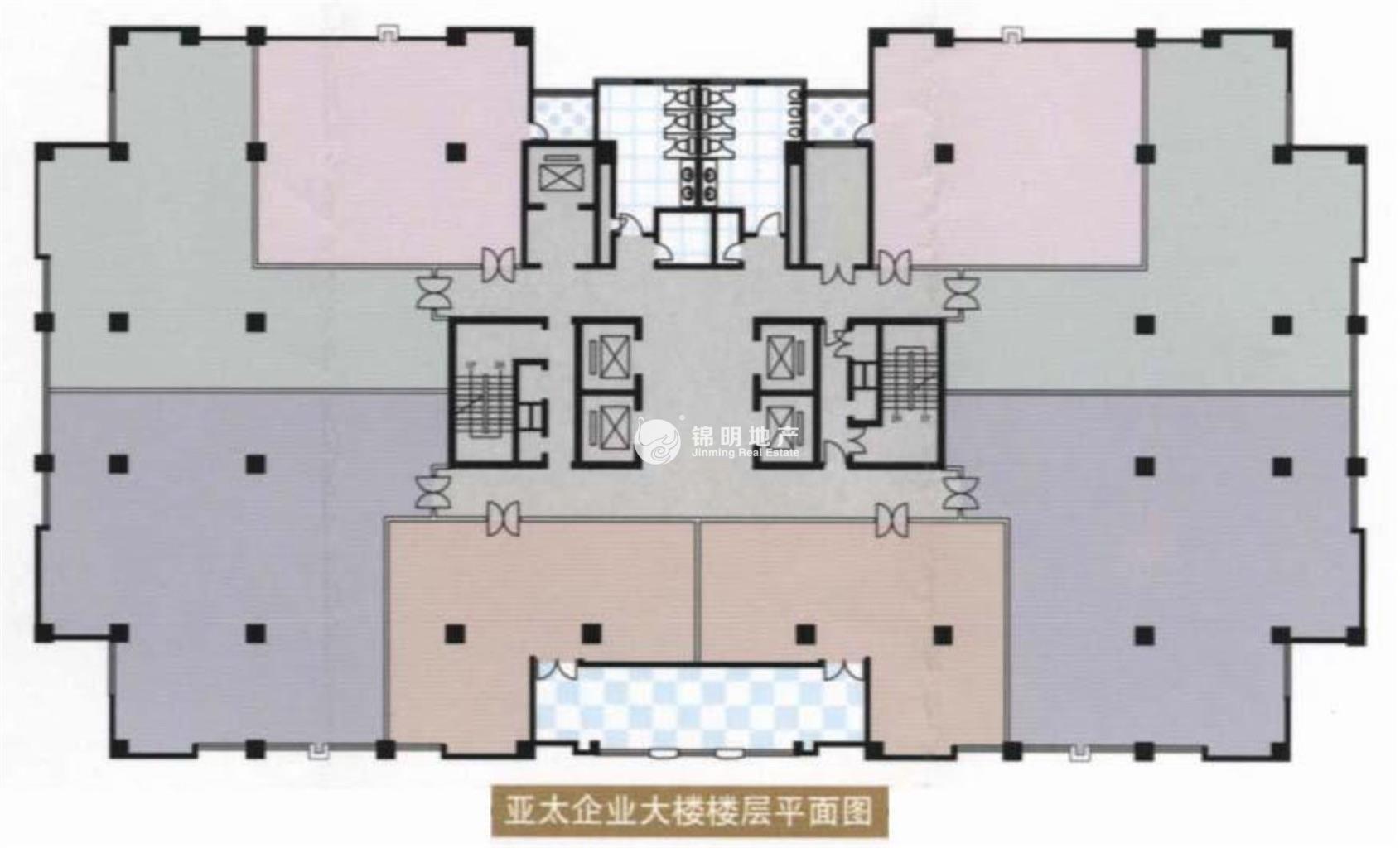 徐家汇亚太企业大楼158平米写字楼出租