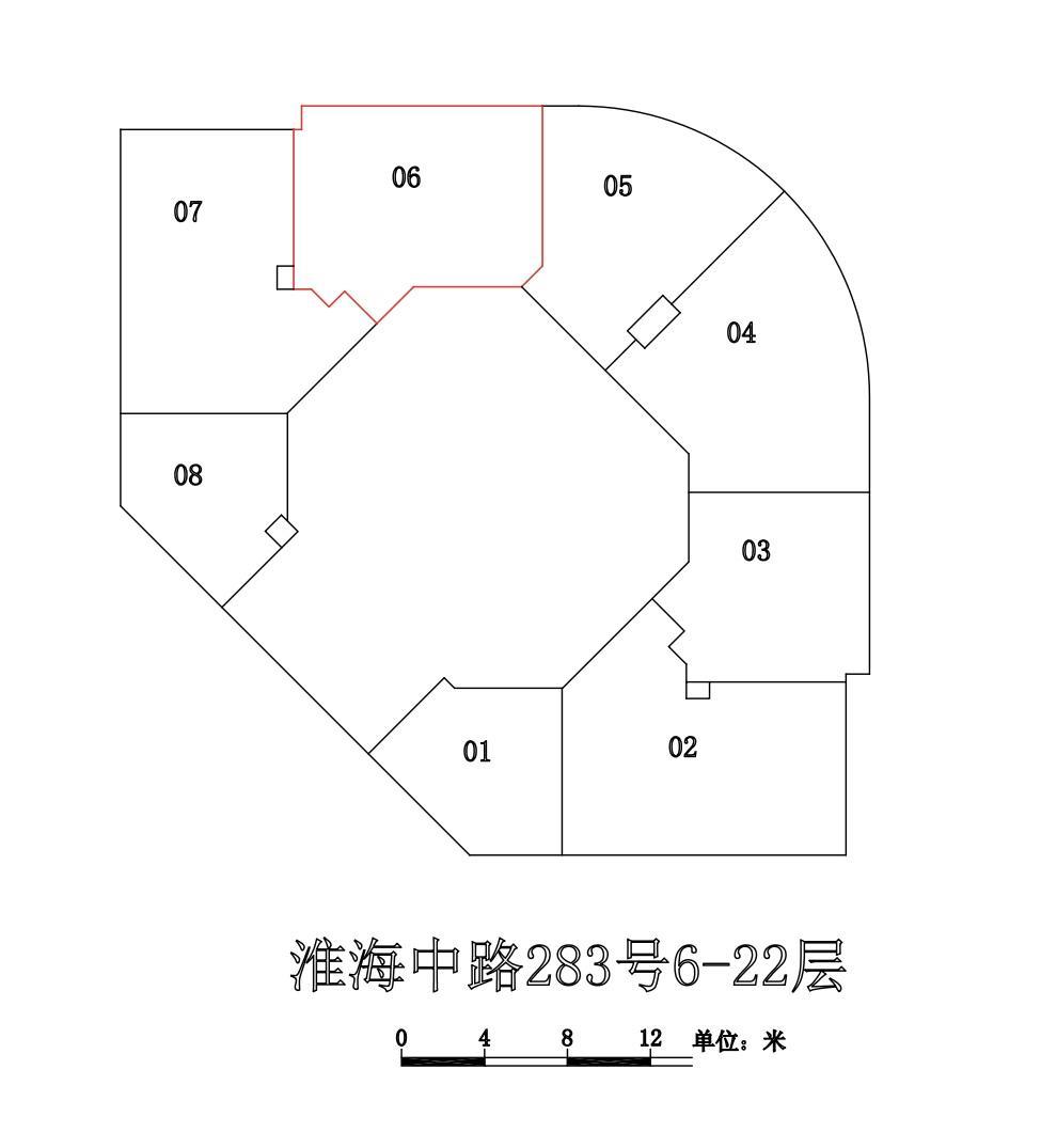 淮海中路香港广场184平米写字楼出租
