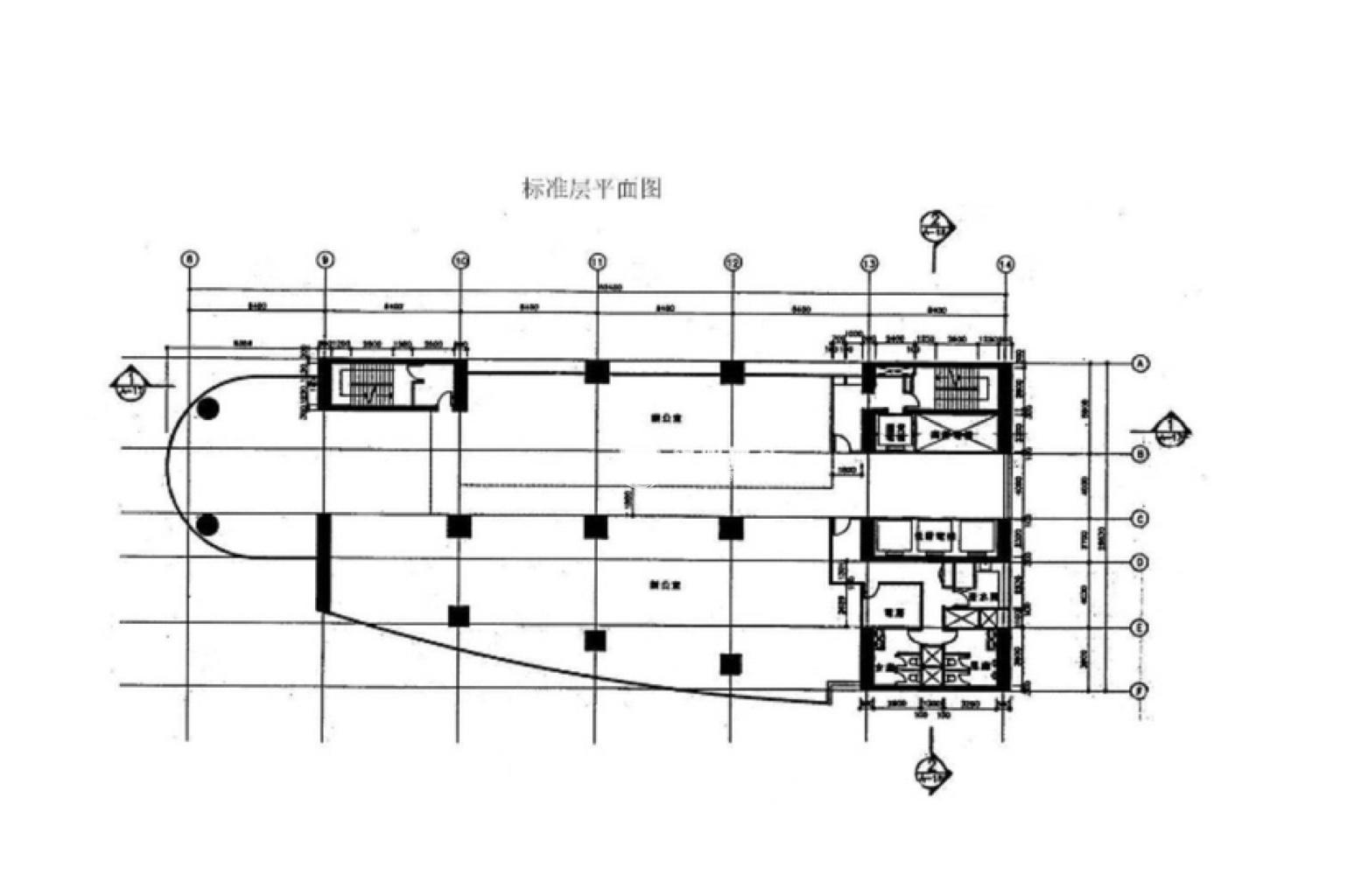 镇宁路太平洋企业中心106平米写字楼出租