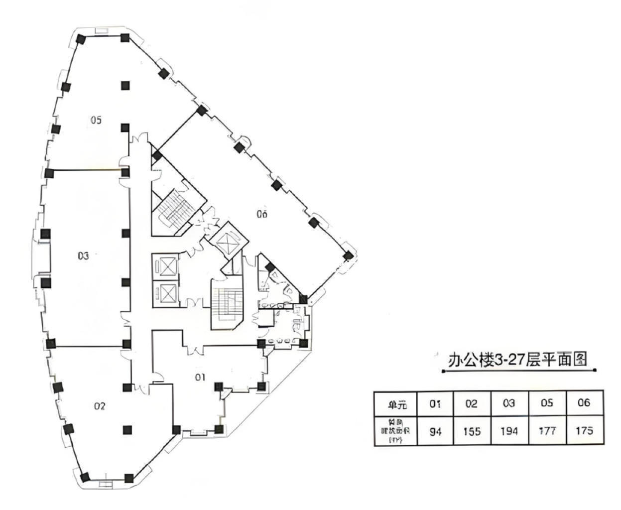 虹桥现代广场94平米写字楼出租
