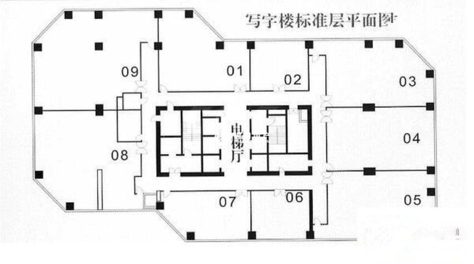 徐家汇飞雕国际大厦150平米写字楼出租