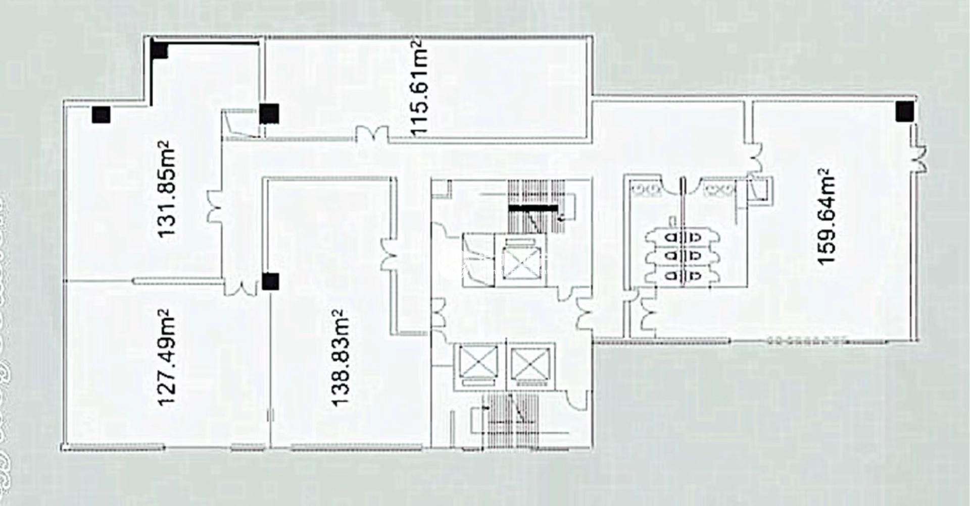 老西门安基大厦203平米写字楼出租
