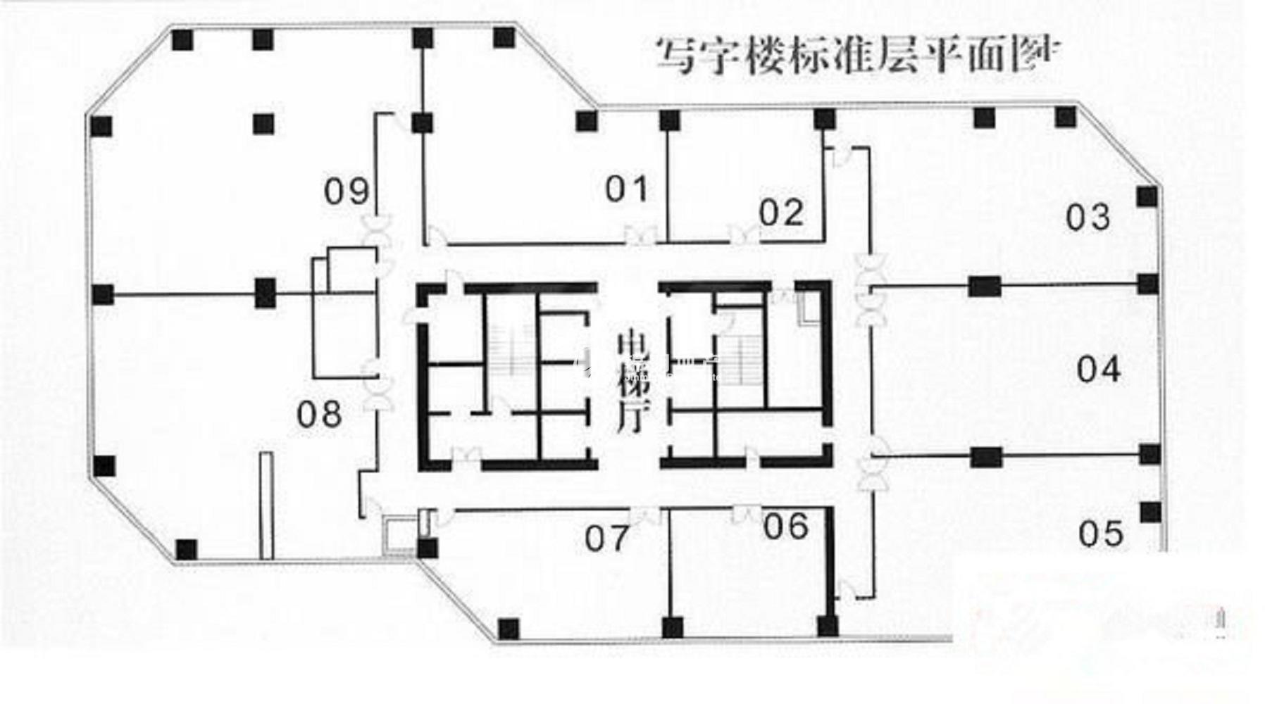 徐家汇飞雕国际大厦152平米写字楼出租