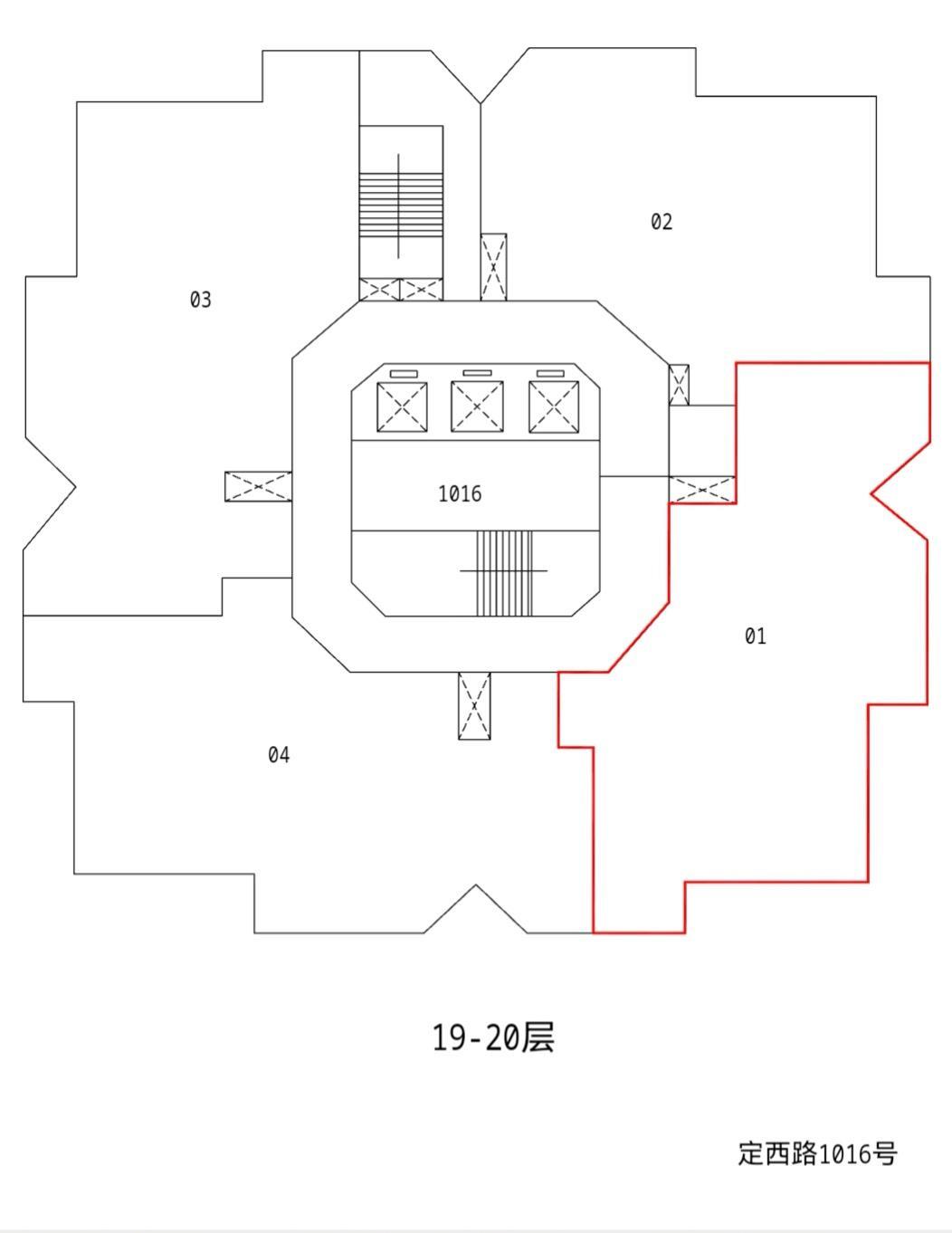 中山公园银统大厦360平米写字楼出租