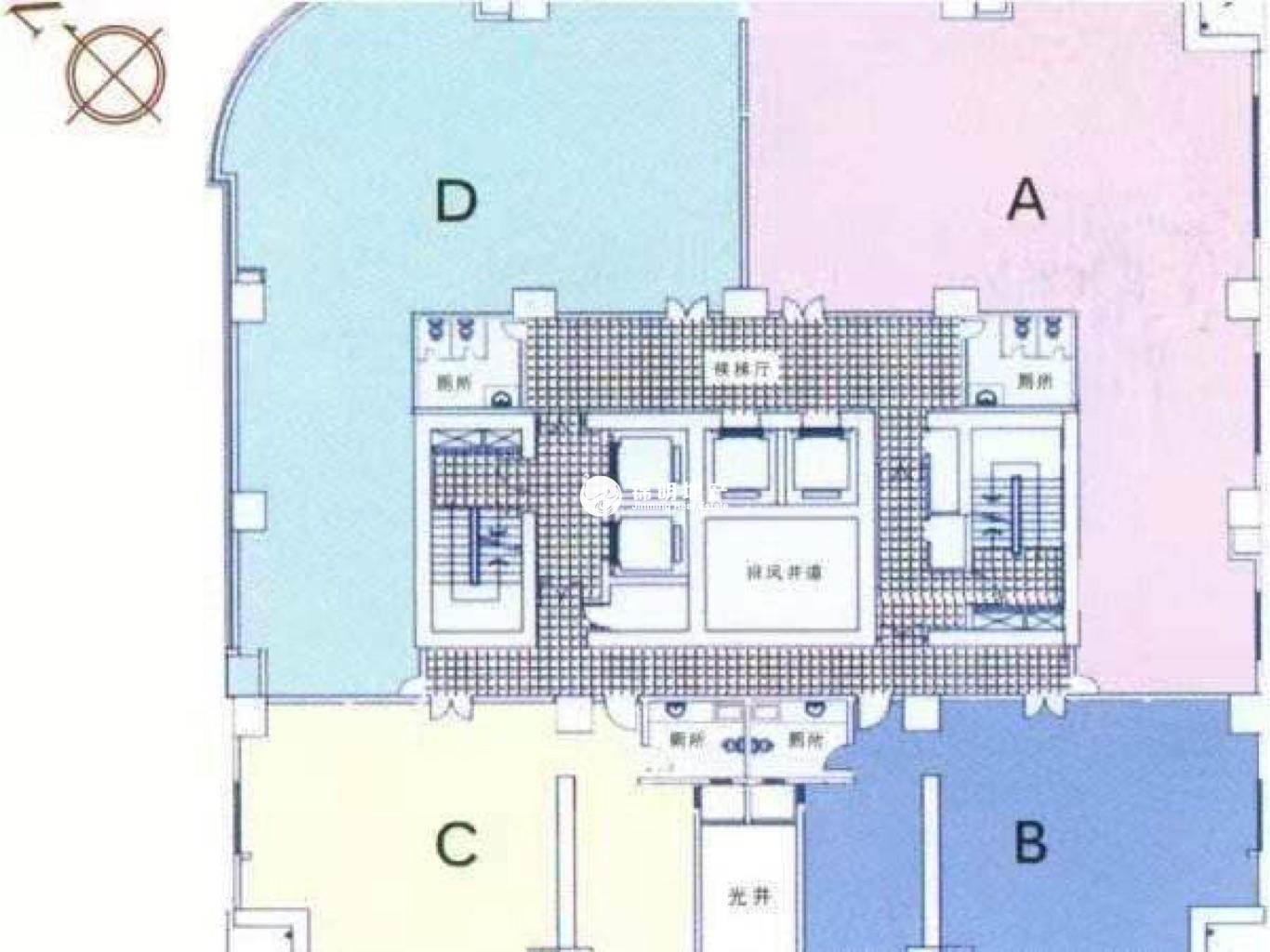 万体馆华鼎大厦160平米写字楼出租