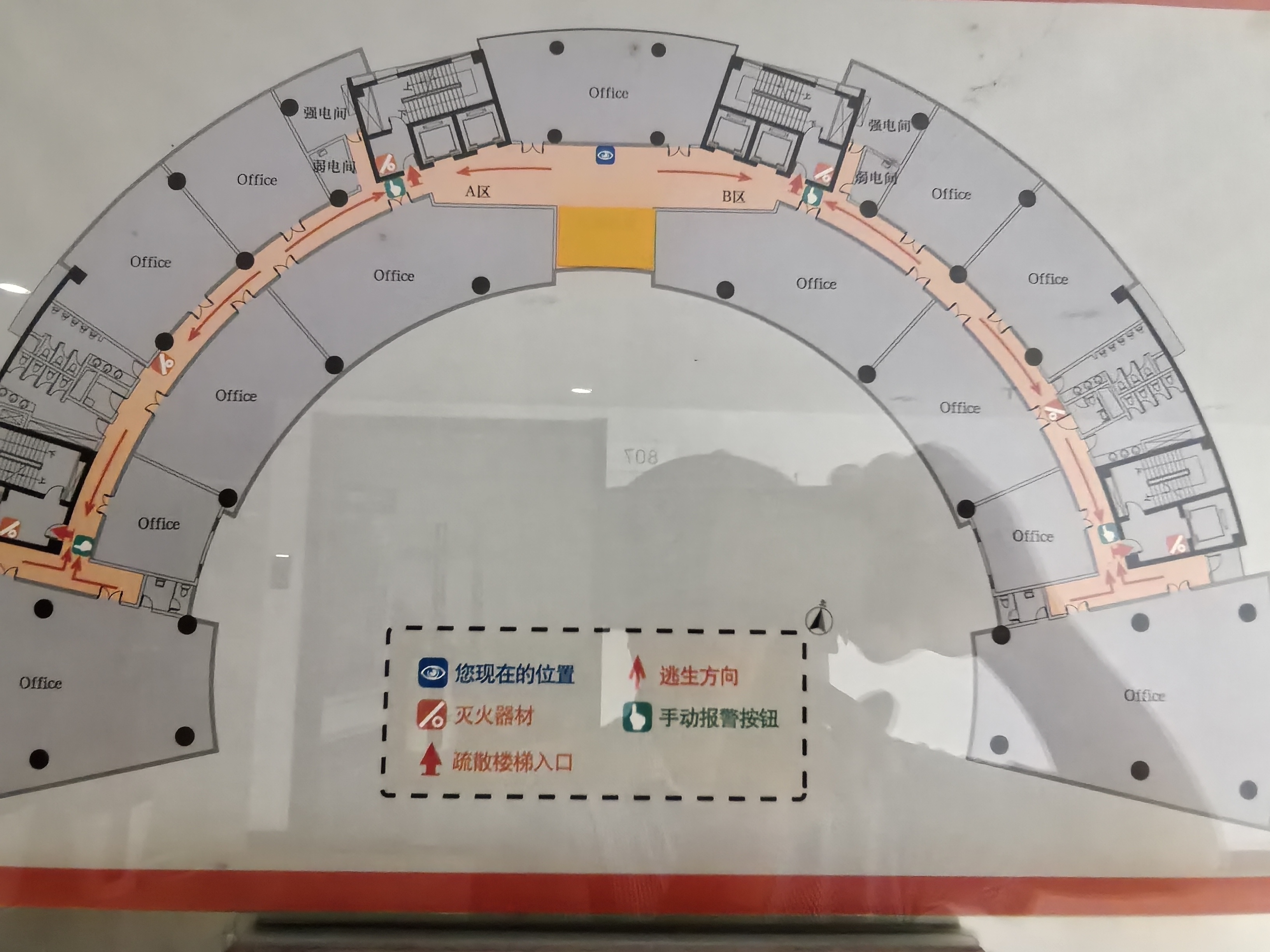 长征绿洲中环中心97平米写字楼出租