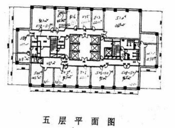 真如中友大厦112平米写字楼出租