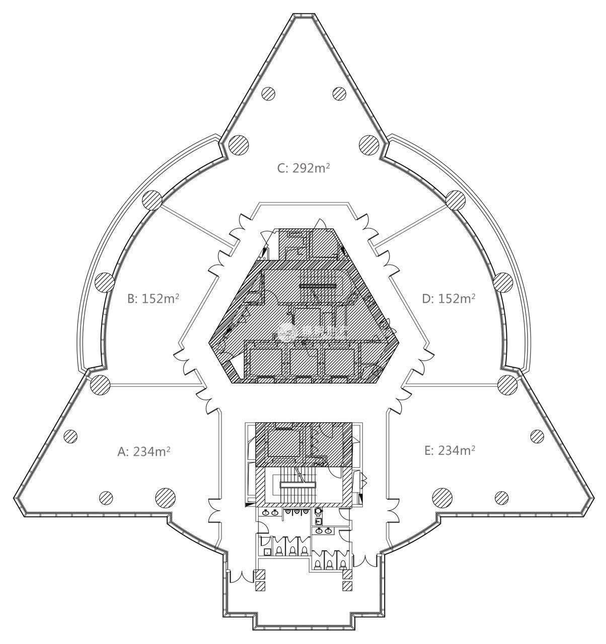 陆家嘴新梅联合广场10000平米写字楼出租