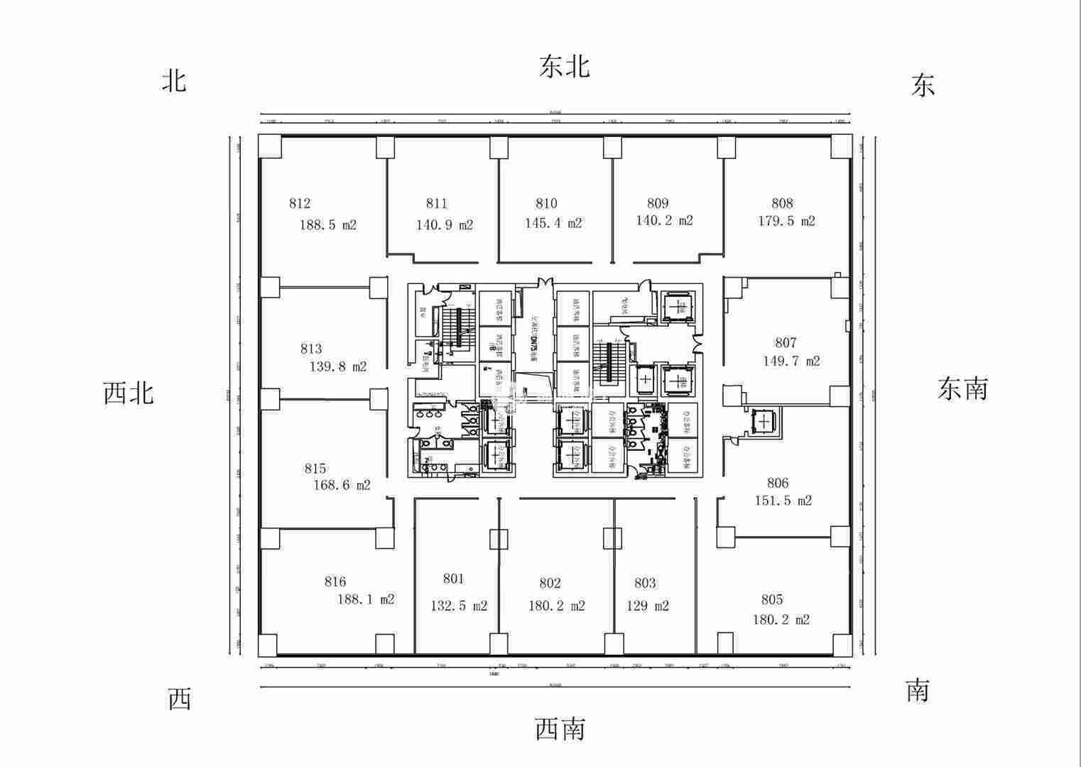 莘庄绿地蓝海88平米写字楼出租