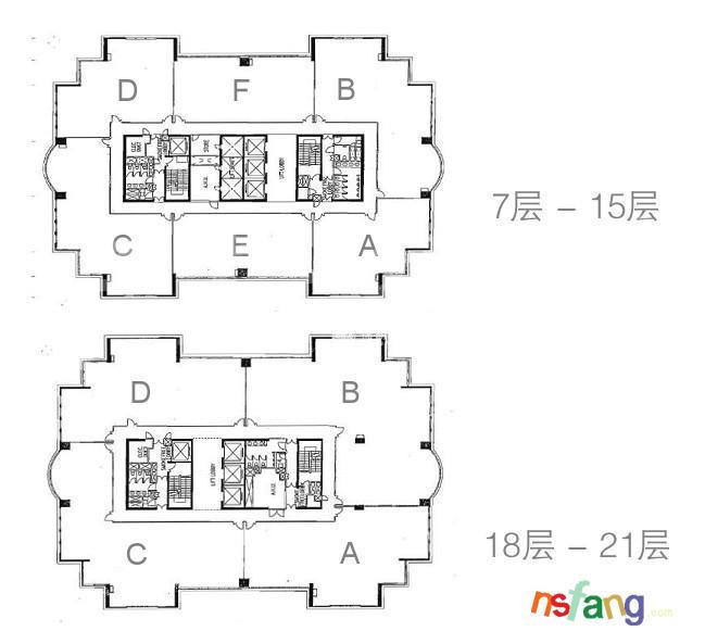 人民广场中区广场943平米写字楼出租