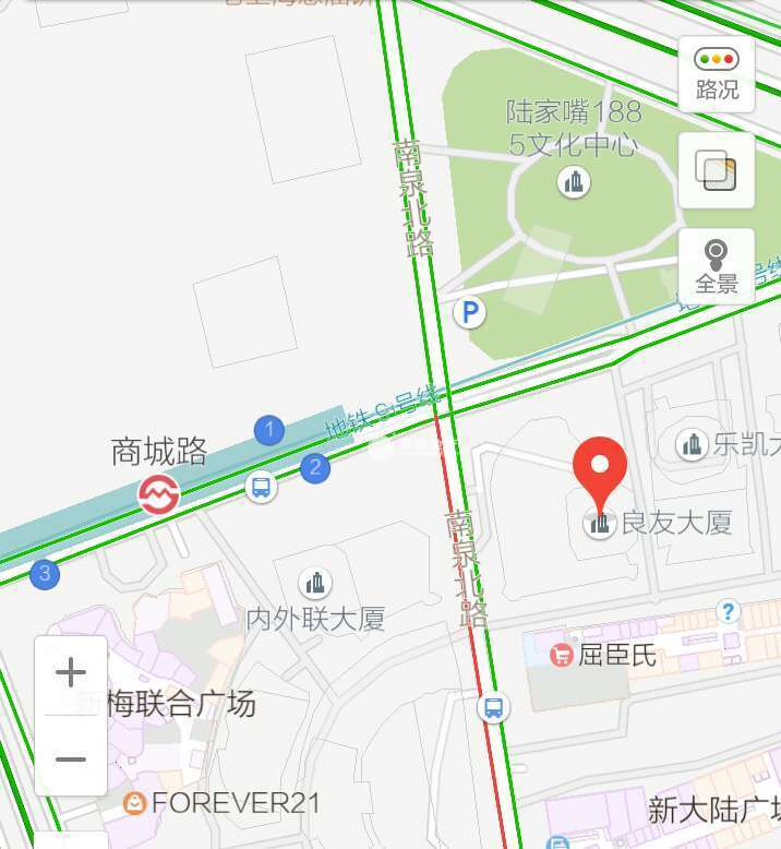 陆家嘴良友大厦277平米写字楼出租